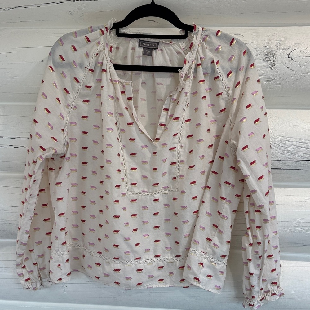 Point Sur blouse